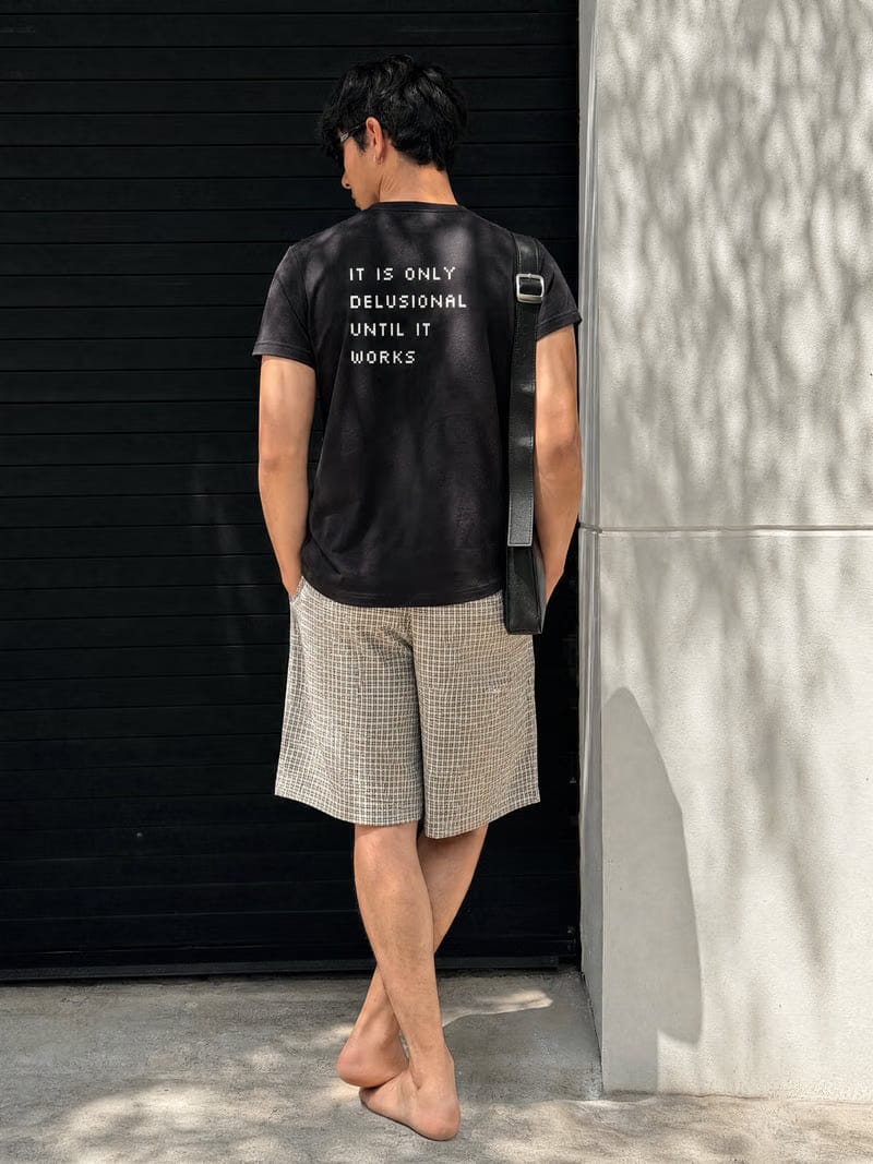 Forfksake Delusional GPT Black T-Shirt