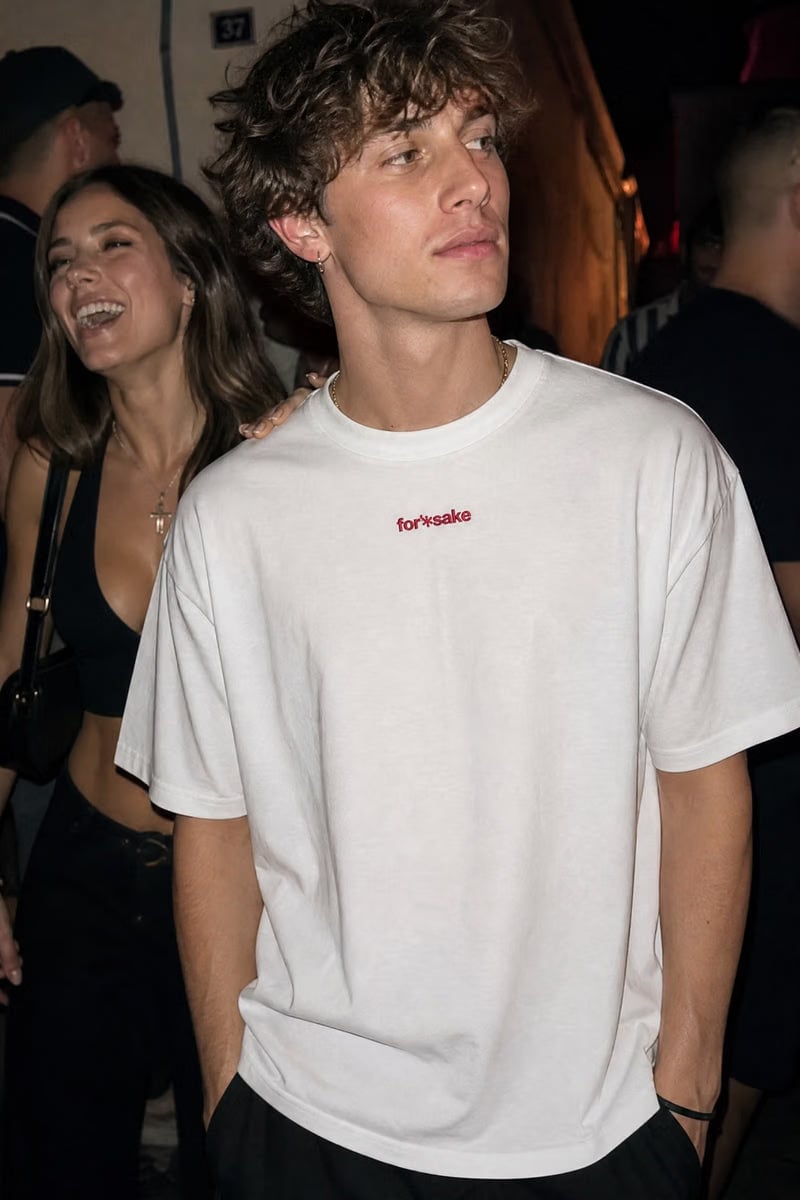 Forfksake Ex Flex White T-Shirt