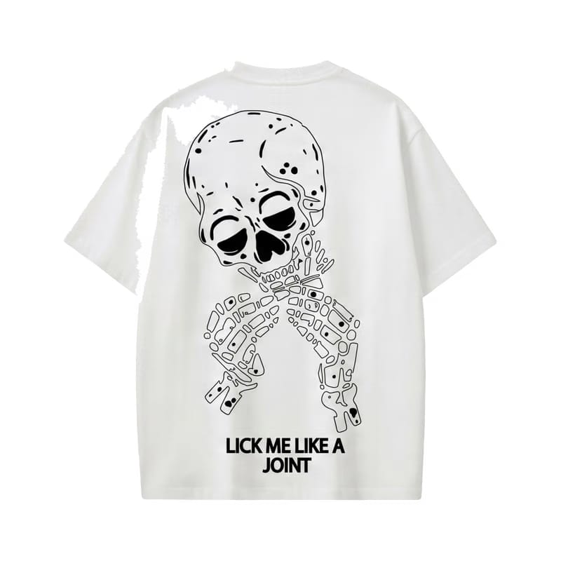 Forfksake Just Lick It White T-Shirt