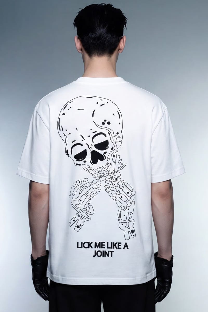 Forfksake Just Lick It White T-Shirt