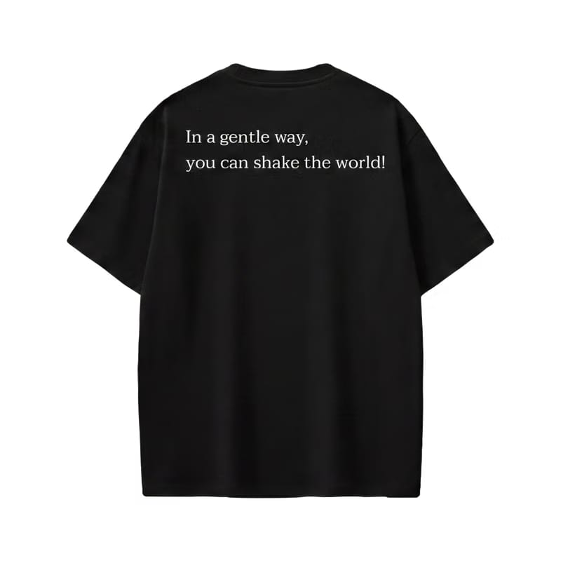 Forfksake Gentle Black T-Shirt