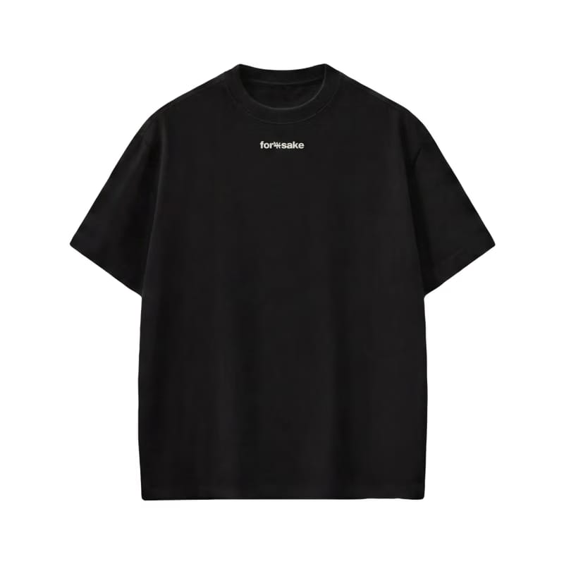 Forfksake Gentle Black T-Shirt