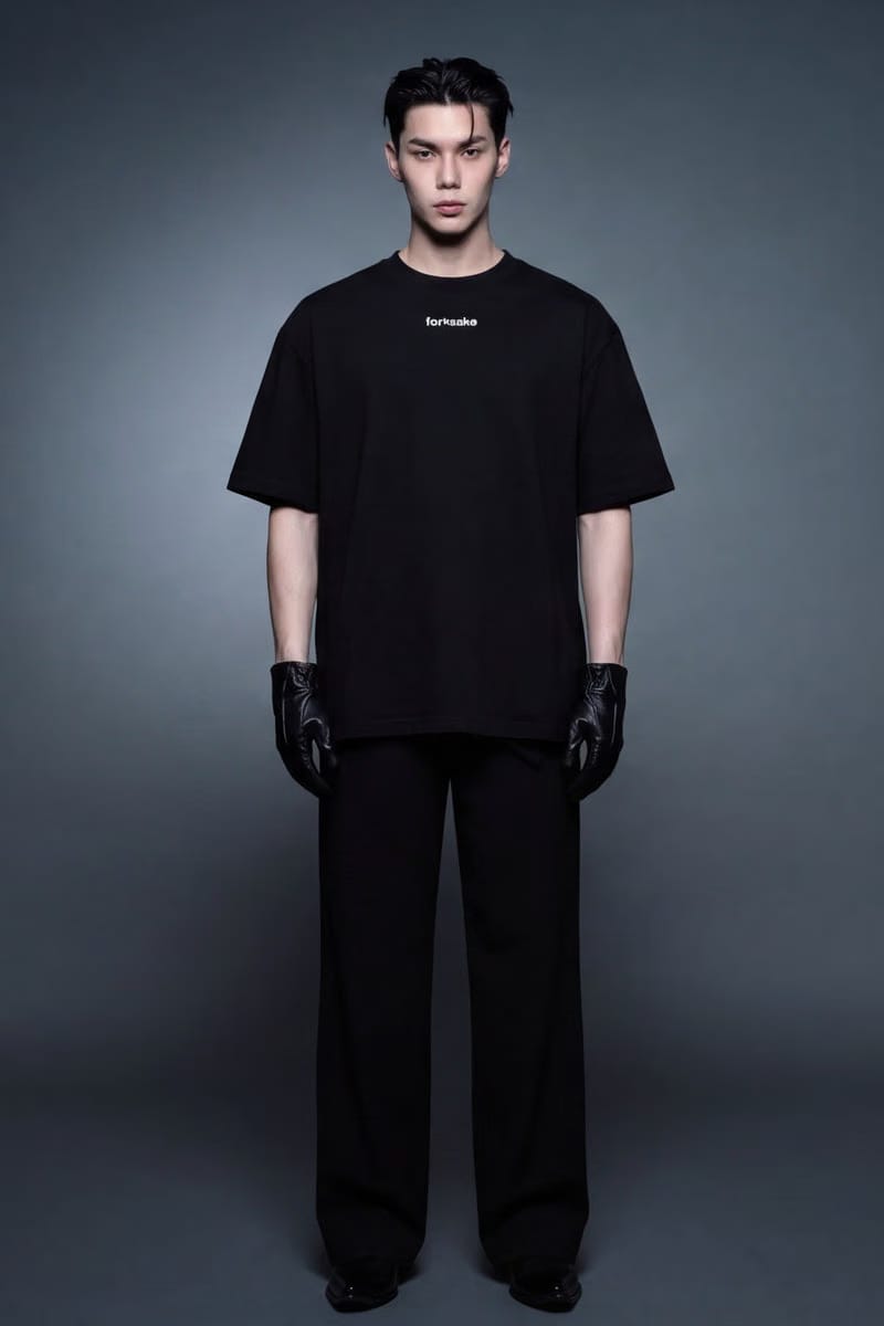 Forfksake Gentle Black T-Shirt