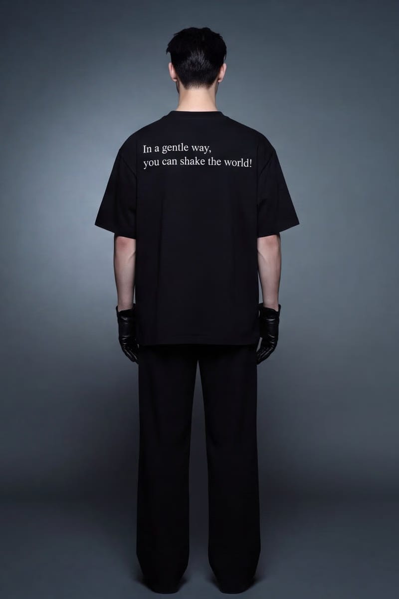 Forfksake Gentle Black T-Shirt