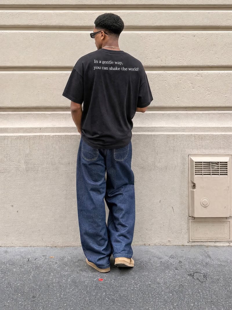 Forfksake Gentle Black T-Shirt