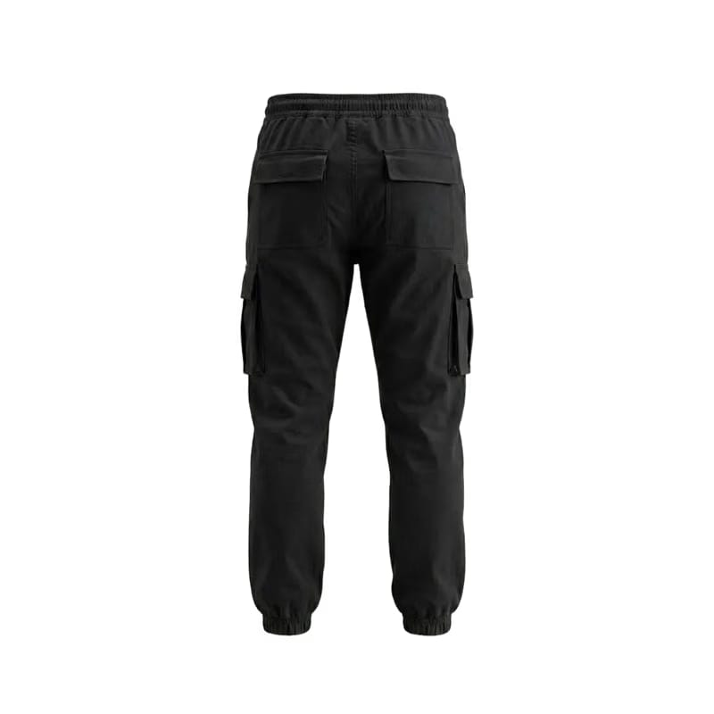 Gymbrat Men Relaxed Fit Black Jogger