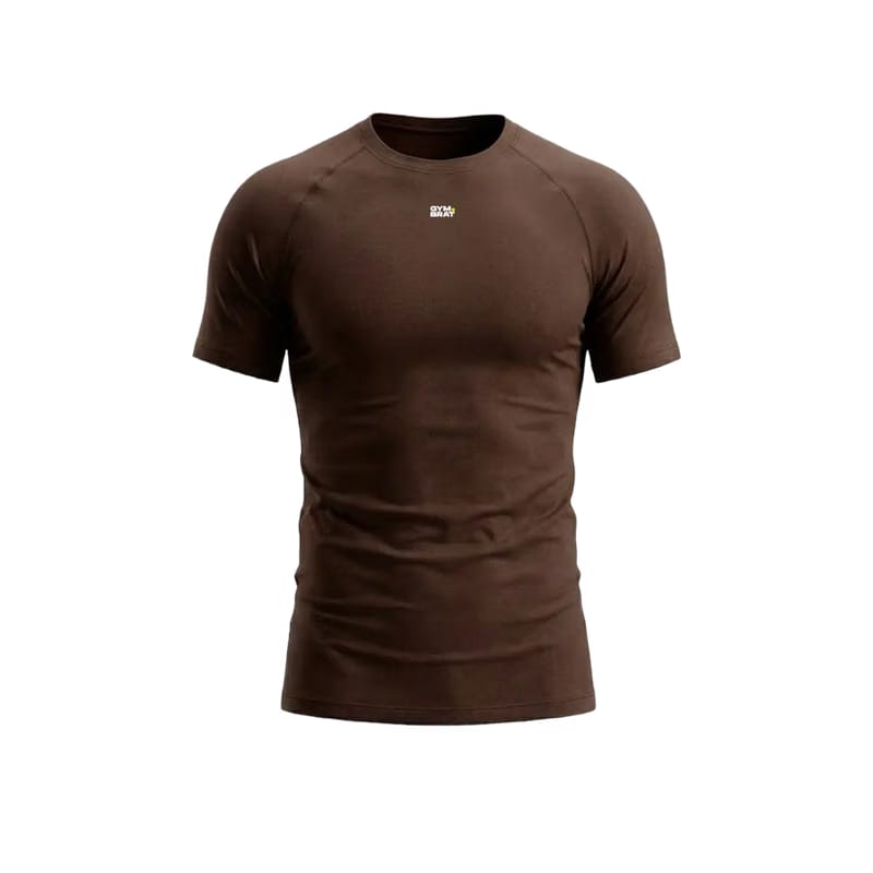 Gymbrat Raglan Basic Brown Tee