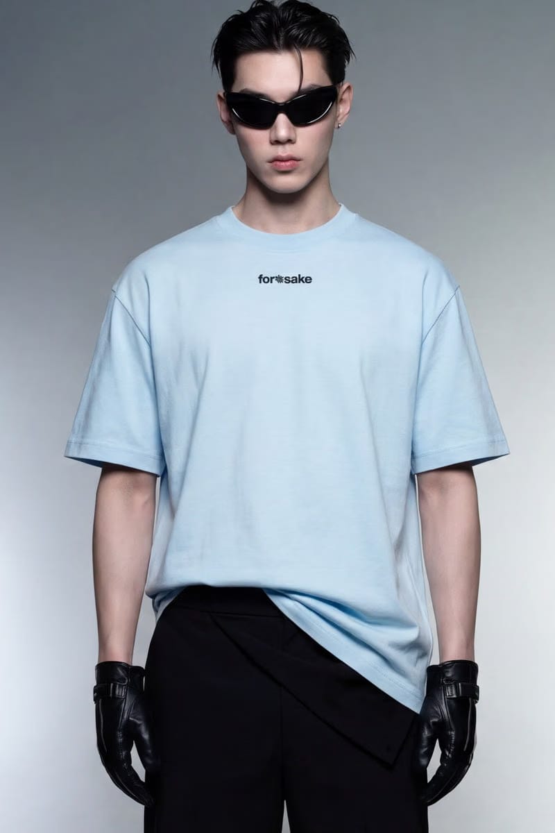 Forfksake Gentle Light Blue T-Shirt