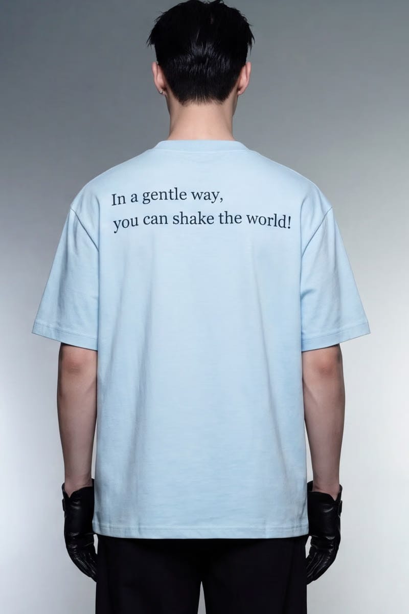 Forfksake Gentle Light Blue T-Shirt