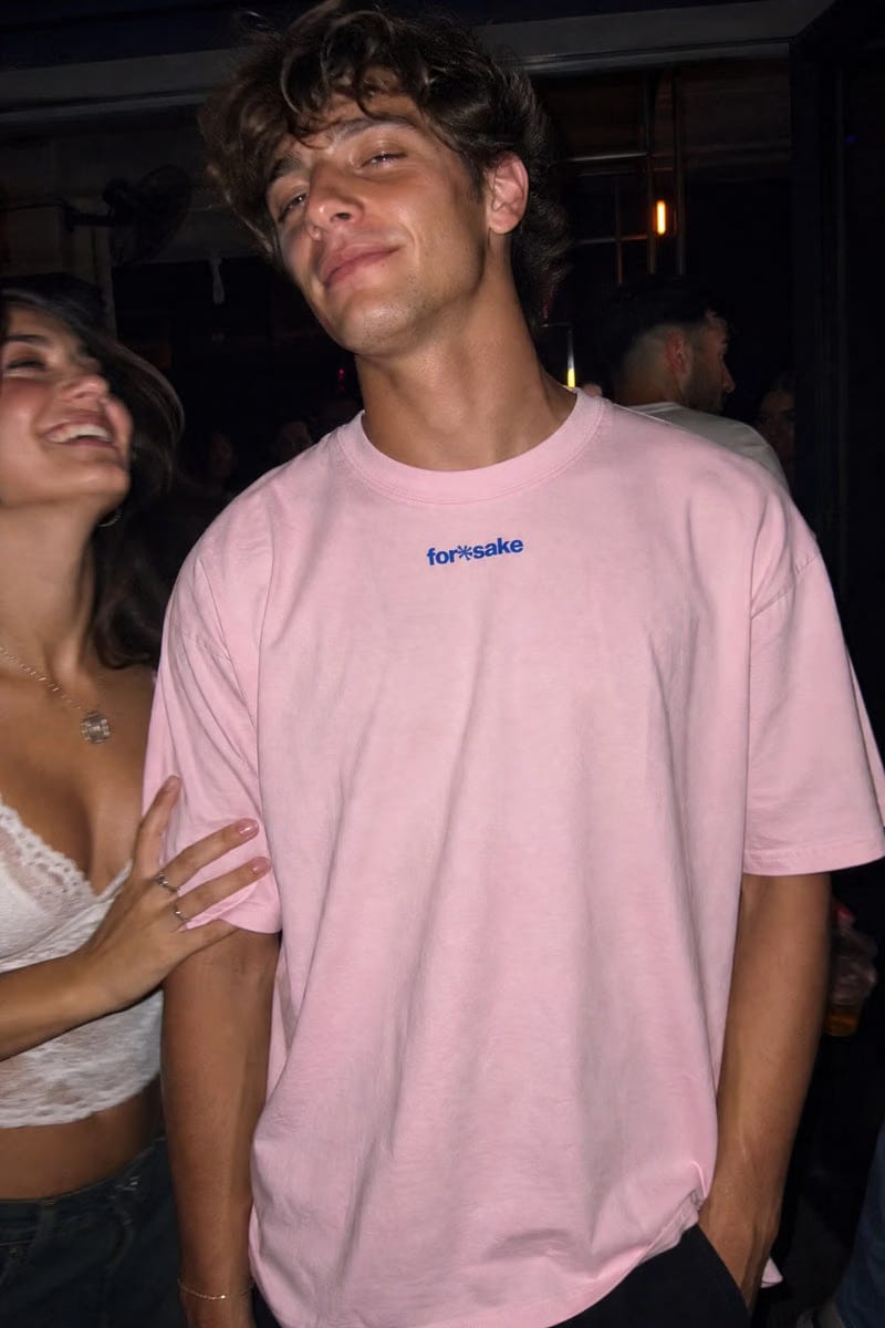 Forfksake I Don't Flirt Pink T-Shirt