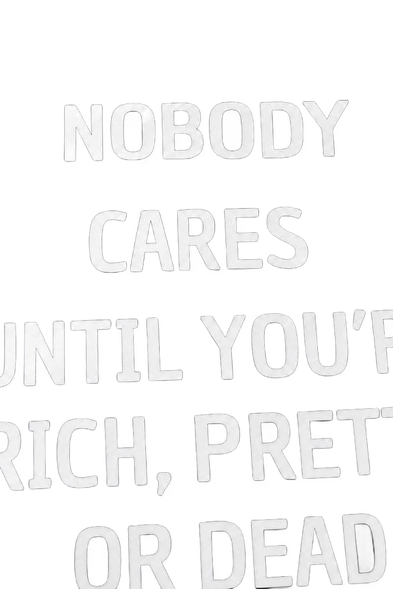 Forfksake Nobody Black T-Shirt