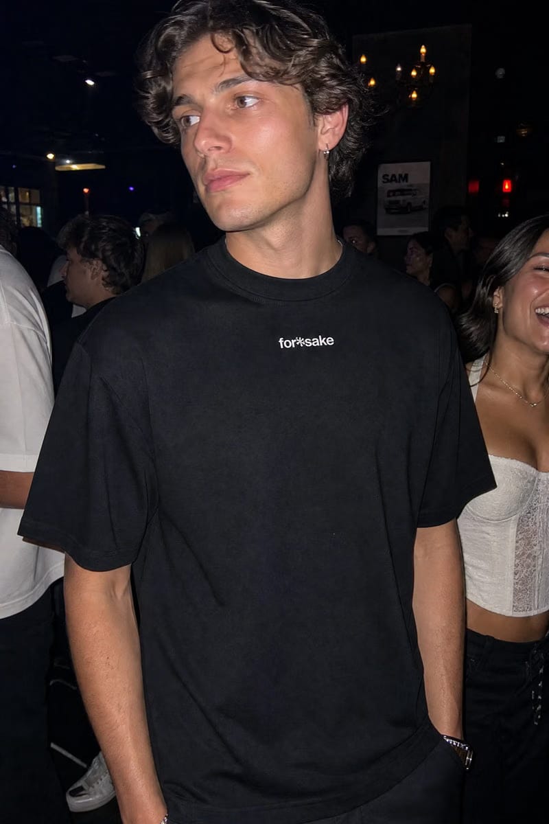 Forfksake Nobody Black T-Shirt