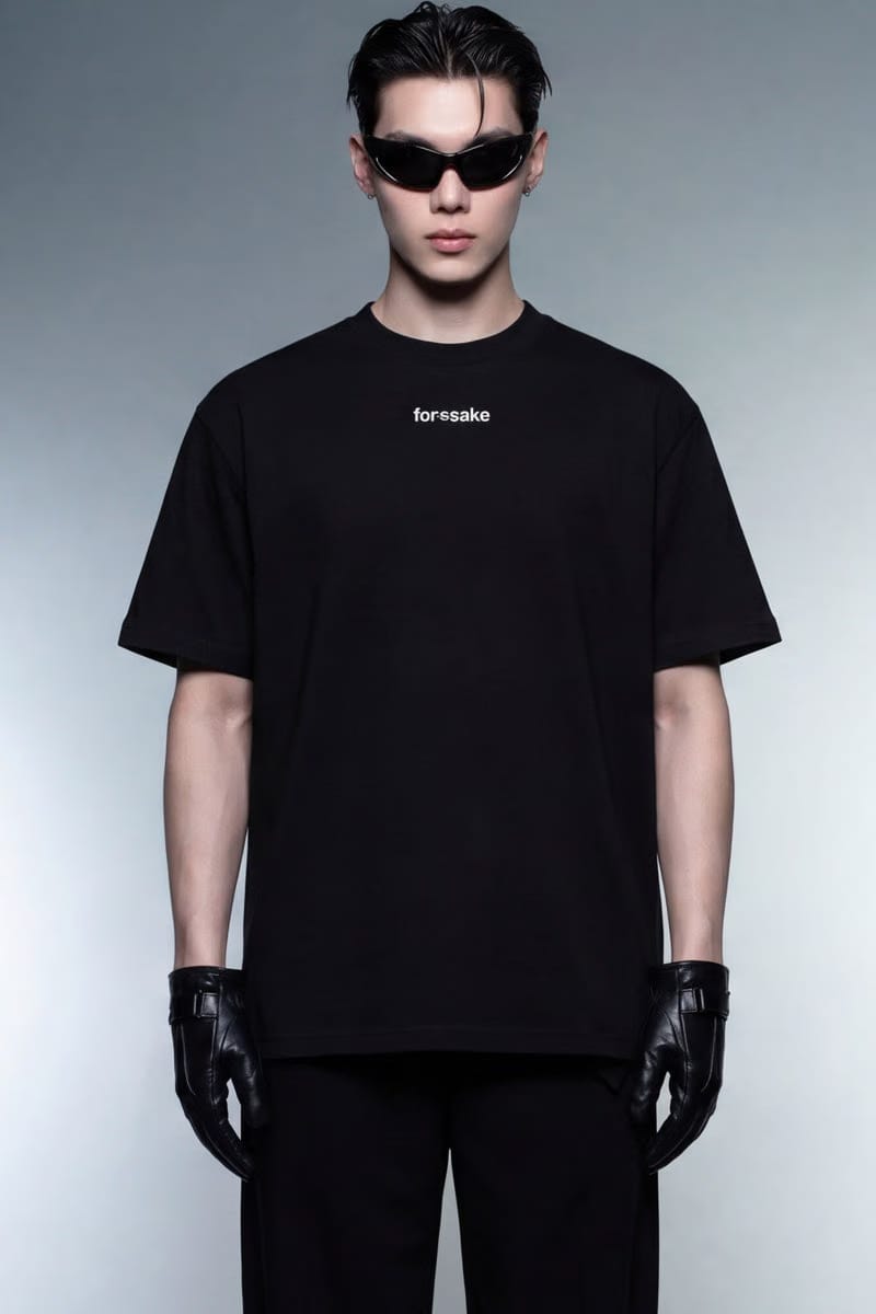 Forfksake Nobody Black T-Shirt