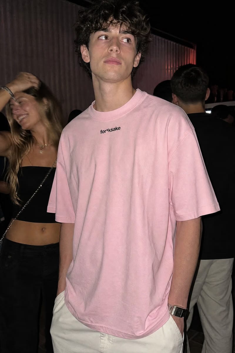 Forfksake Nobody Pink T-Shirt