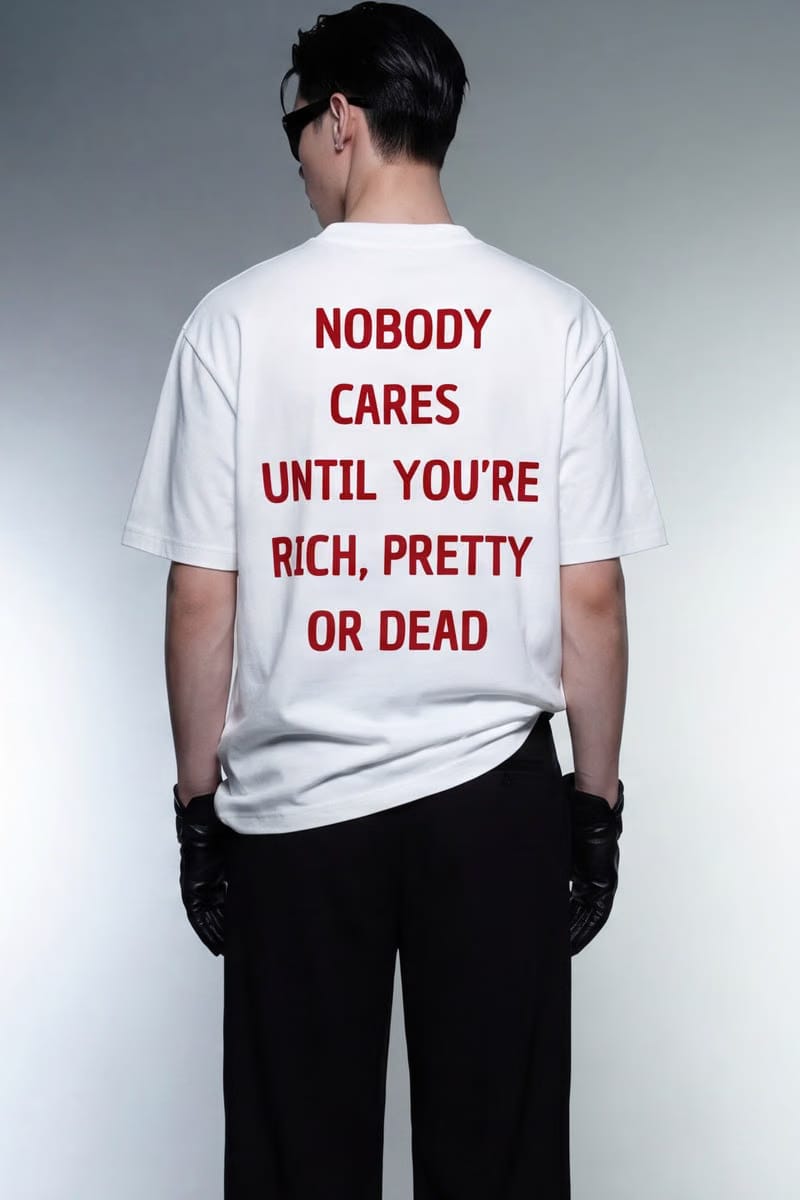 Forfksake Nobody White T-Shirt