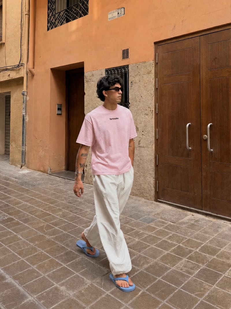 Forfksake Woke Up Sexy Pink T-Shirt