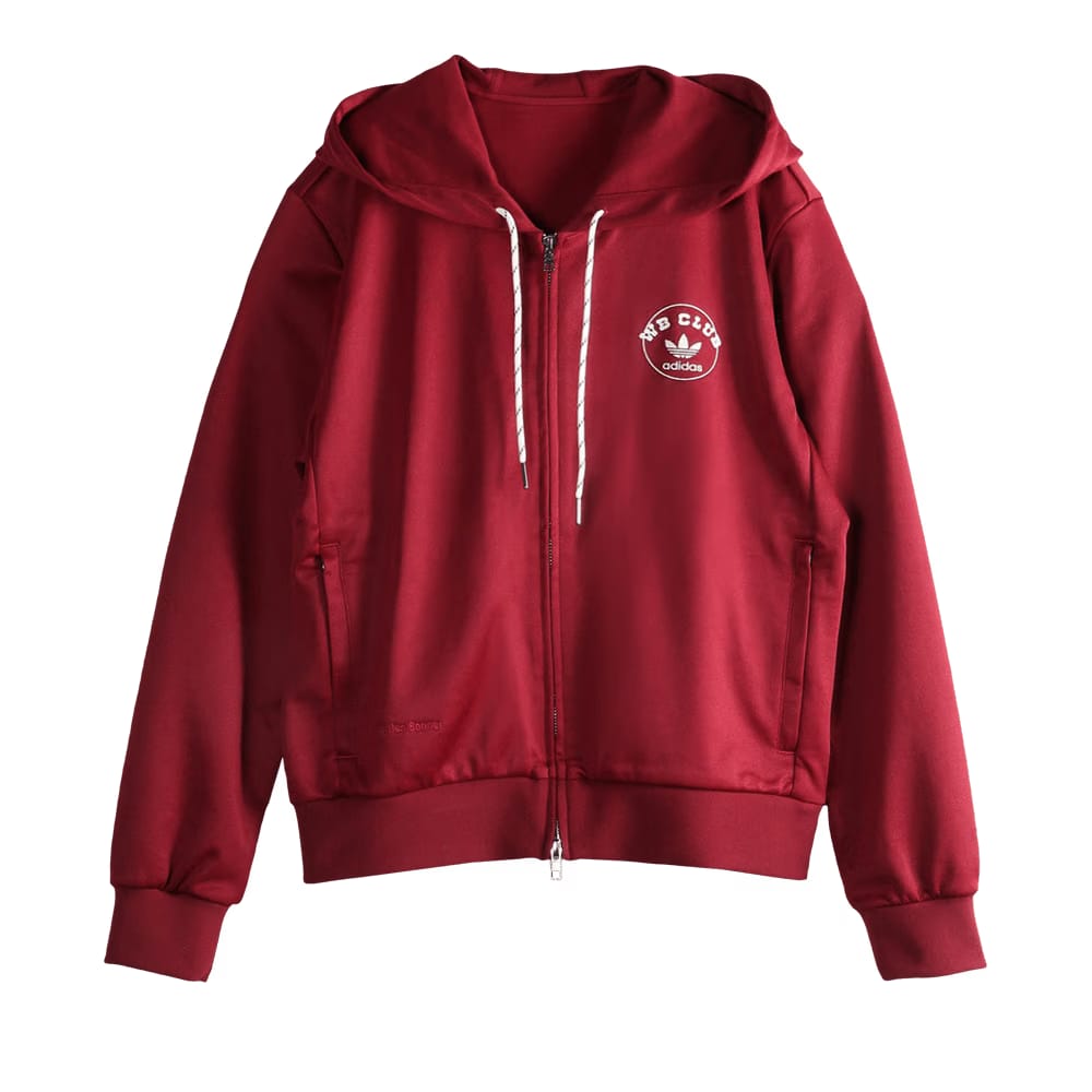 adidas x Wales Bonner Track Hoodie Collegiate Burgundy