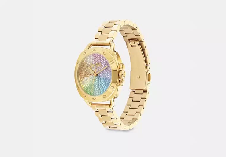 Tatum Women Watch Rainbow/ Gold - 34 mm