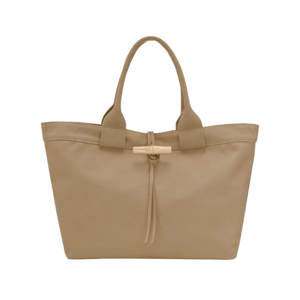 Longchamp Le Roseau Tote bag Desert - Canvas