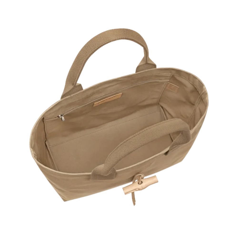 Longchamp Le Roseau Tote bag Desert - Canvas