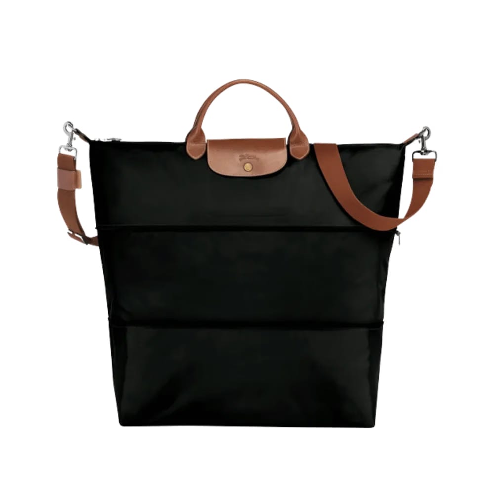 Longchamp Le Pliage Original Travel bag expandable Black - Recycled canvas