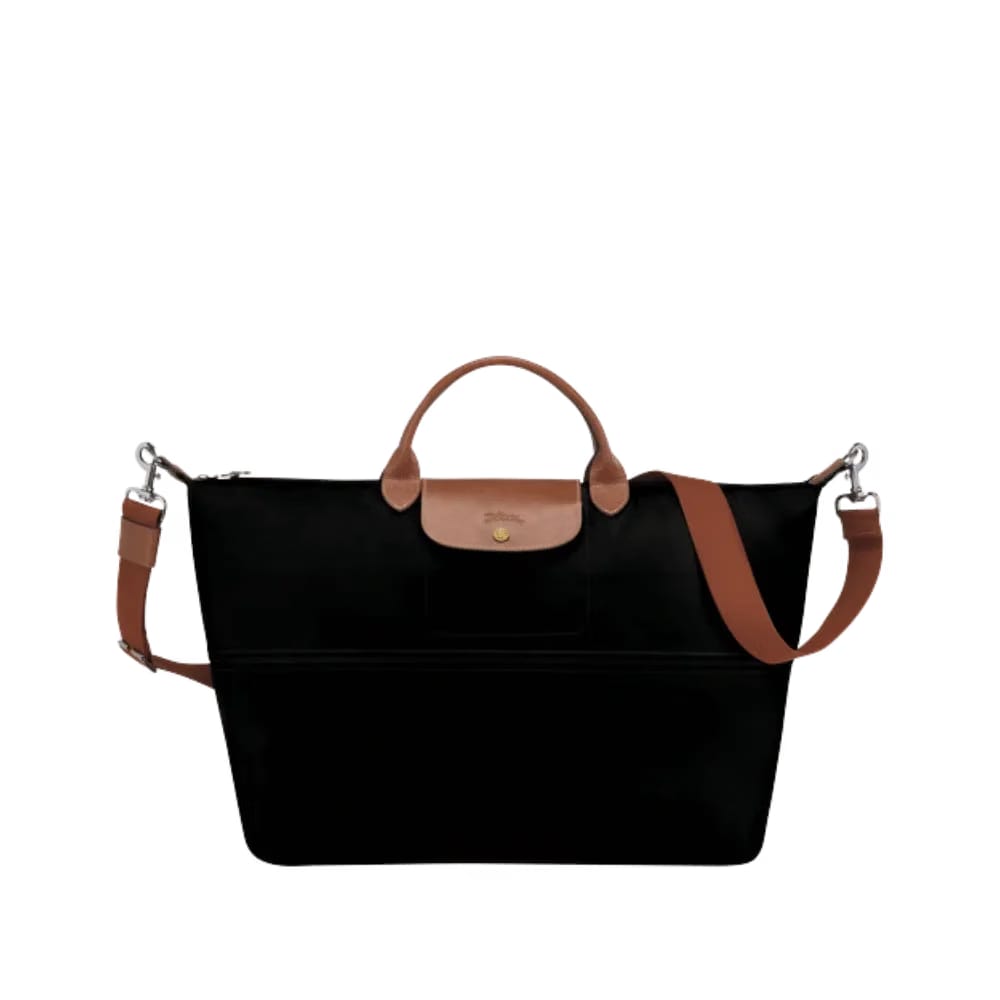 Longchamp Le Pliage Original Travel bag expandable Black - Recycled canvas