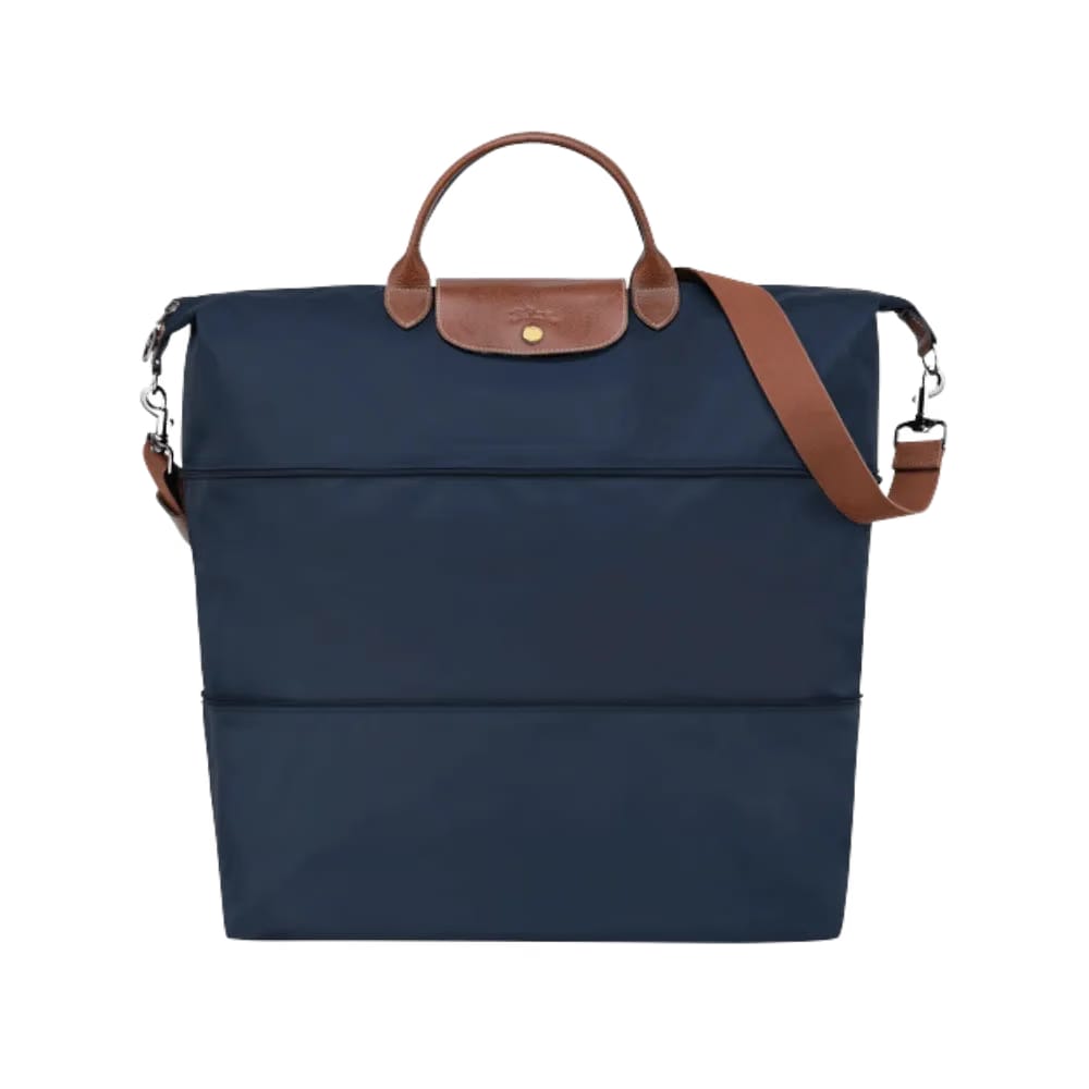 Longchamp Le Pliage Original Travel bag expandable Navy - Recycled canvas