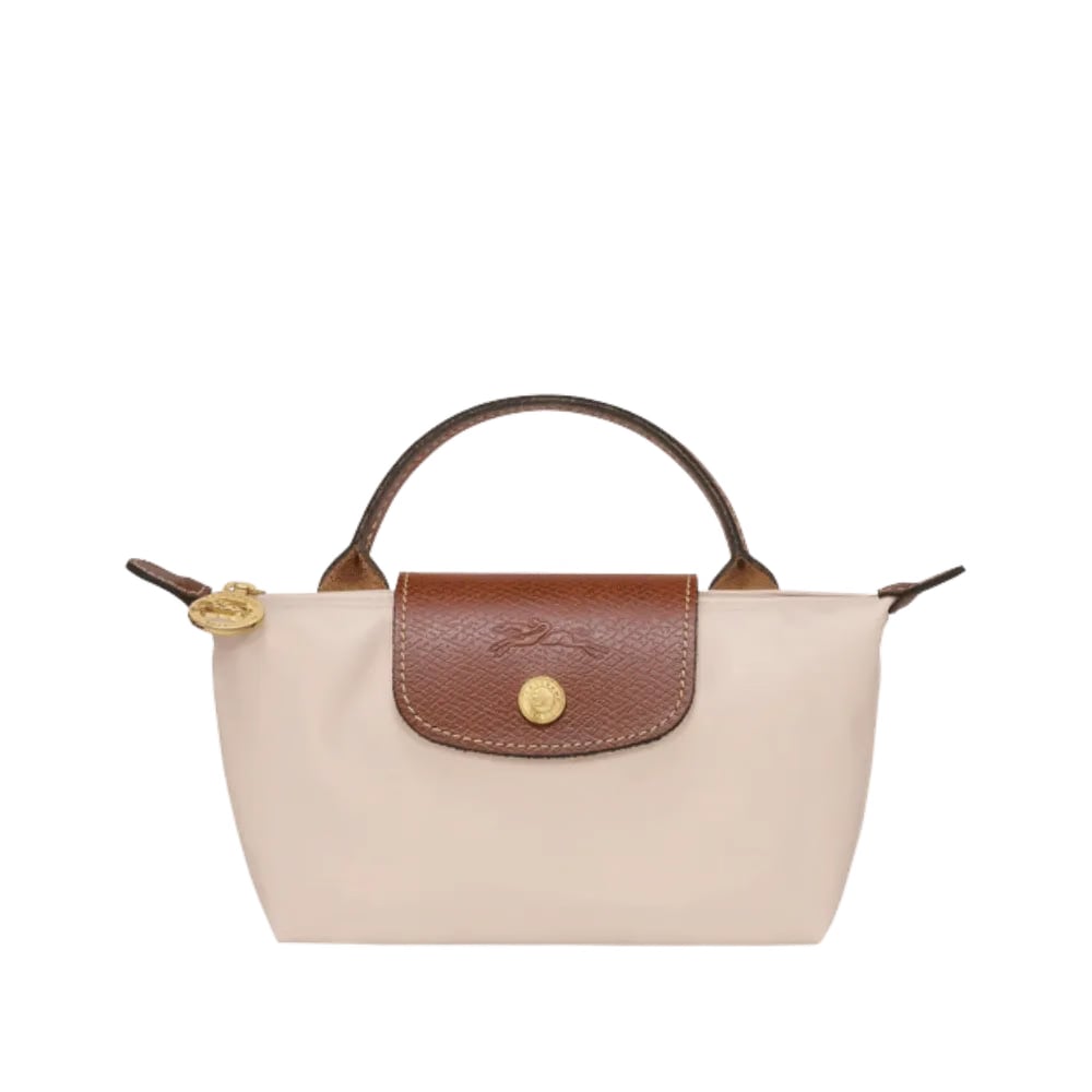 Longchamp Le Pliage Original Pouch with handle Paper - Recycled canvas