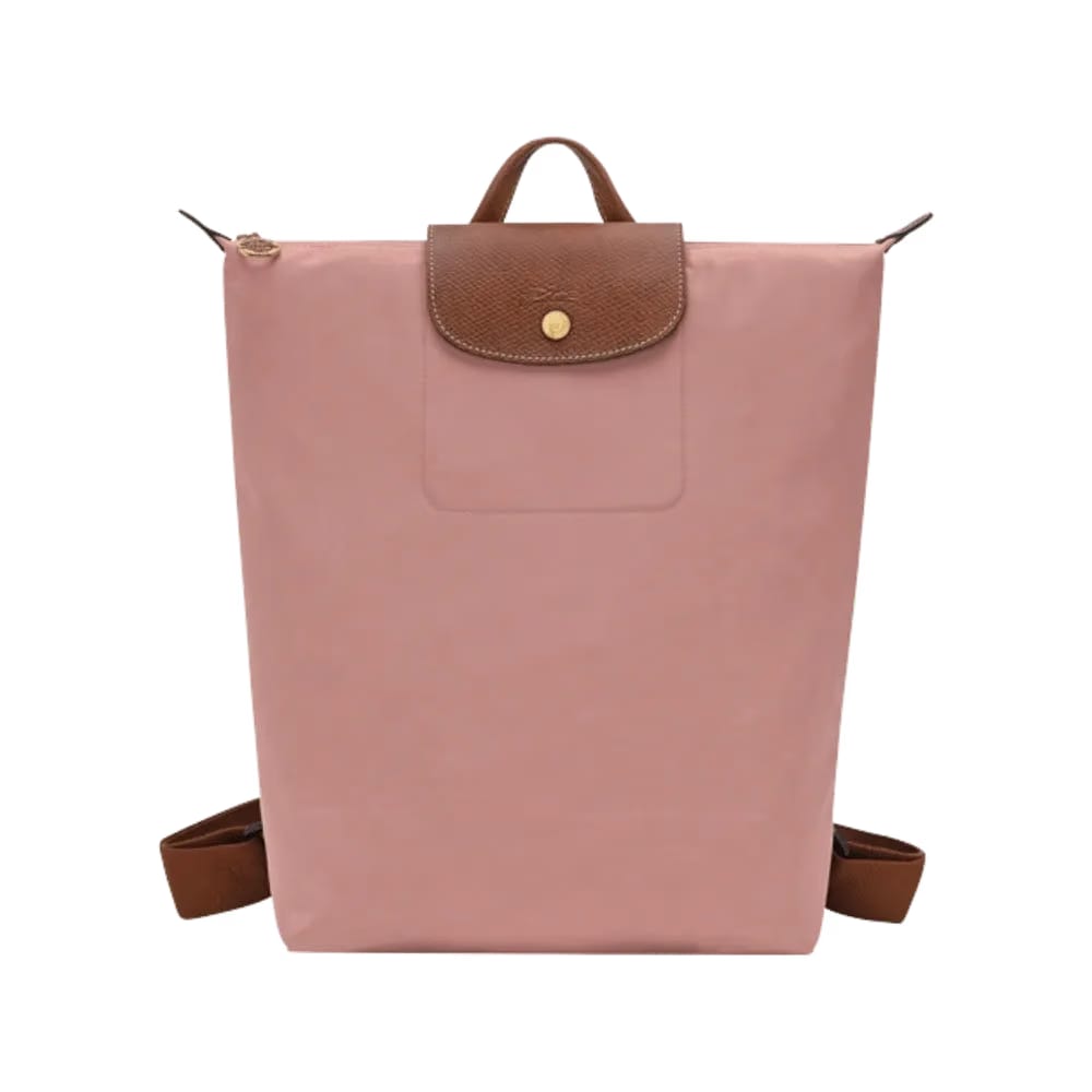 Longchamp Le Pliage Original M Backpack Pink Tea - Recycled canvas