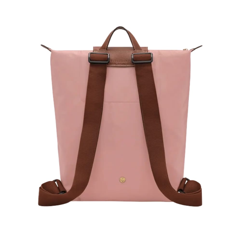 Longchamp Le Pliage Original M Backpack Pink Tea - Recycled canvas