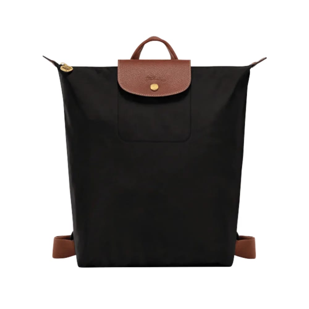 Longchamp Le Pliage Original M Backpack Black - Recycled canvas
