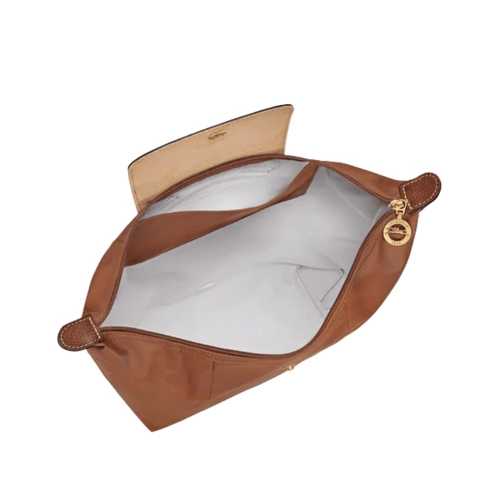 Longchamp Le Pliage Original M Backpack Cognac - Recycled canvas