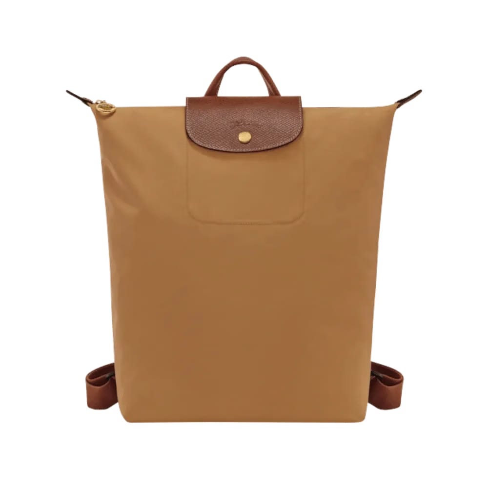 Longchamp Le Pliage Original M Backpack Fawn - Recycled canvas
