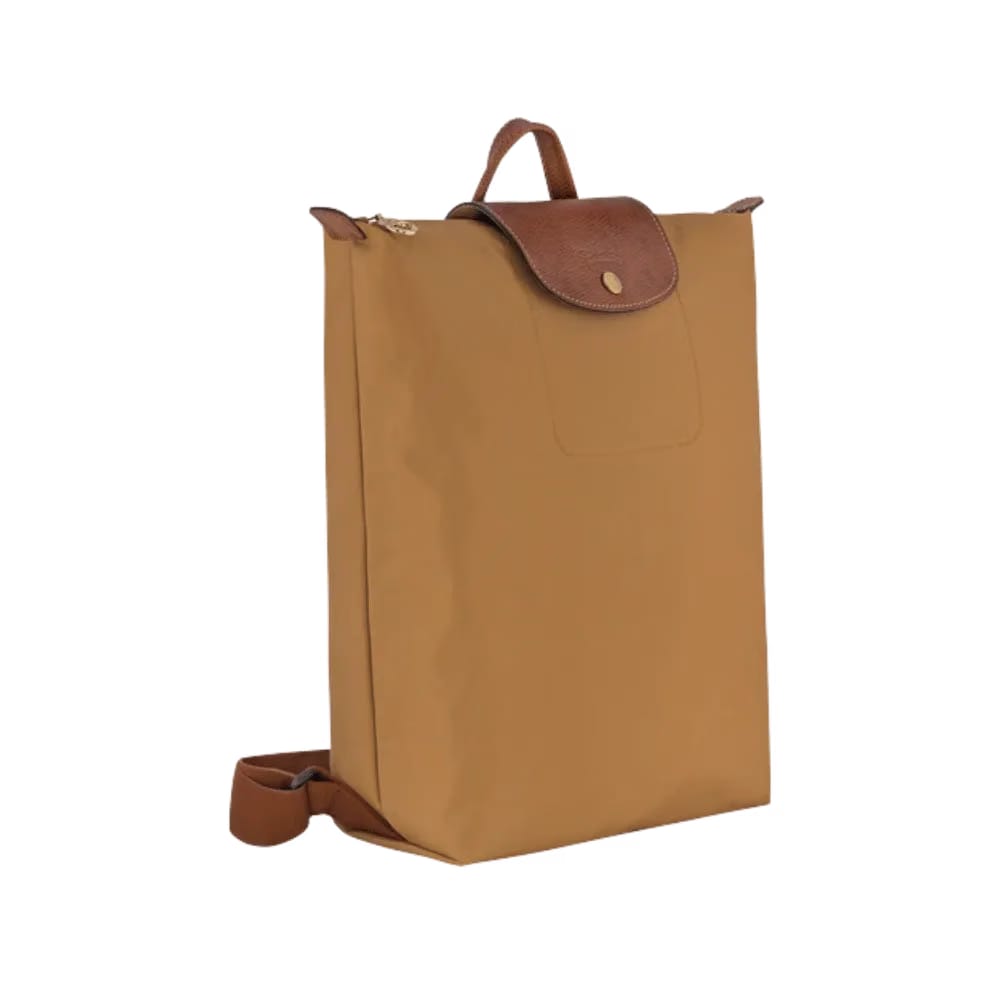 Longchamp Le Pliage Original M Backpack Fawn - Recycled canvas