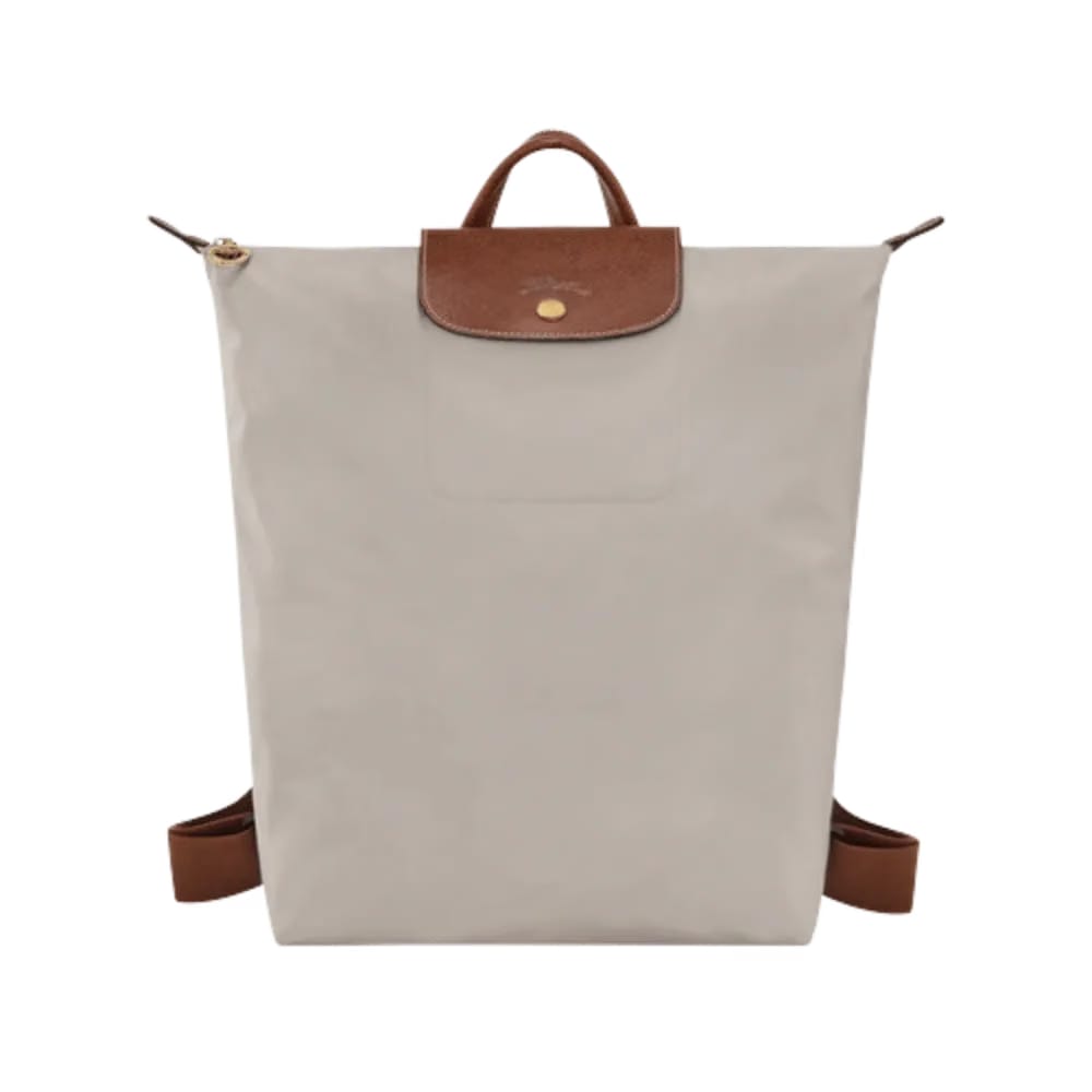 Longchamp Le Pliage Original M Backpack Pebble - Recycled canvas