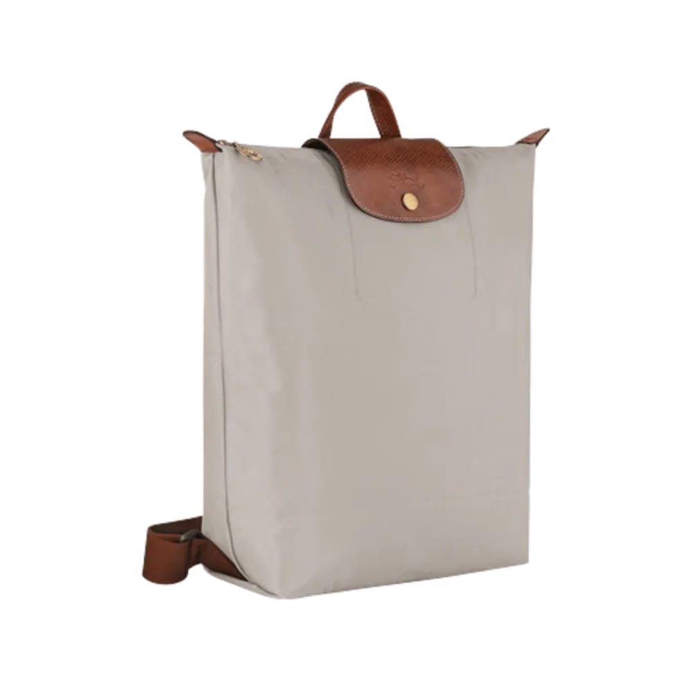 Longchamp Le Pliage Original M Backpack Pebble - Recycled canvas