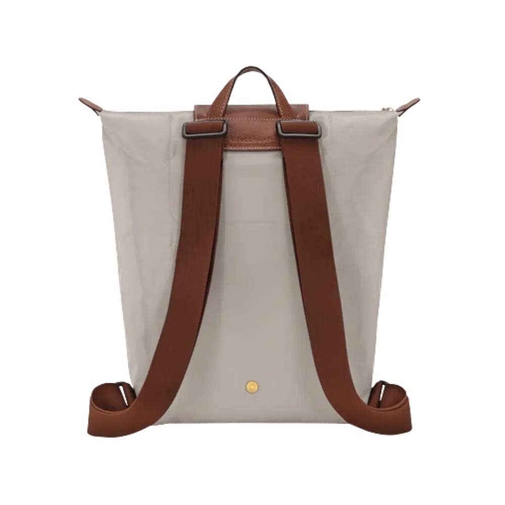 Longchamp Le Pliage Original M Backpack Pebble - Recycled canvas