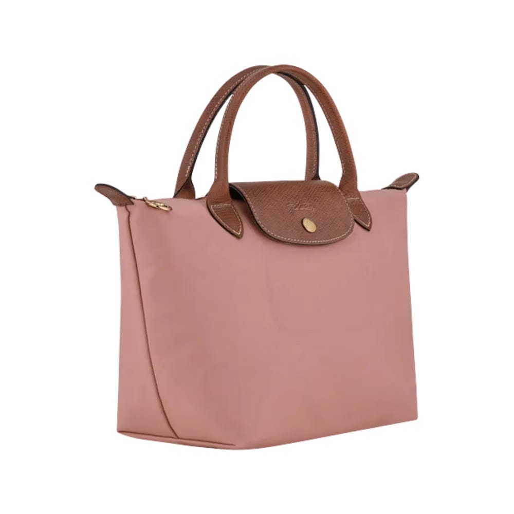 Longchamp Le Pliage Original S Handbag Pink Tea - Recycled canvas