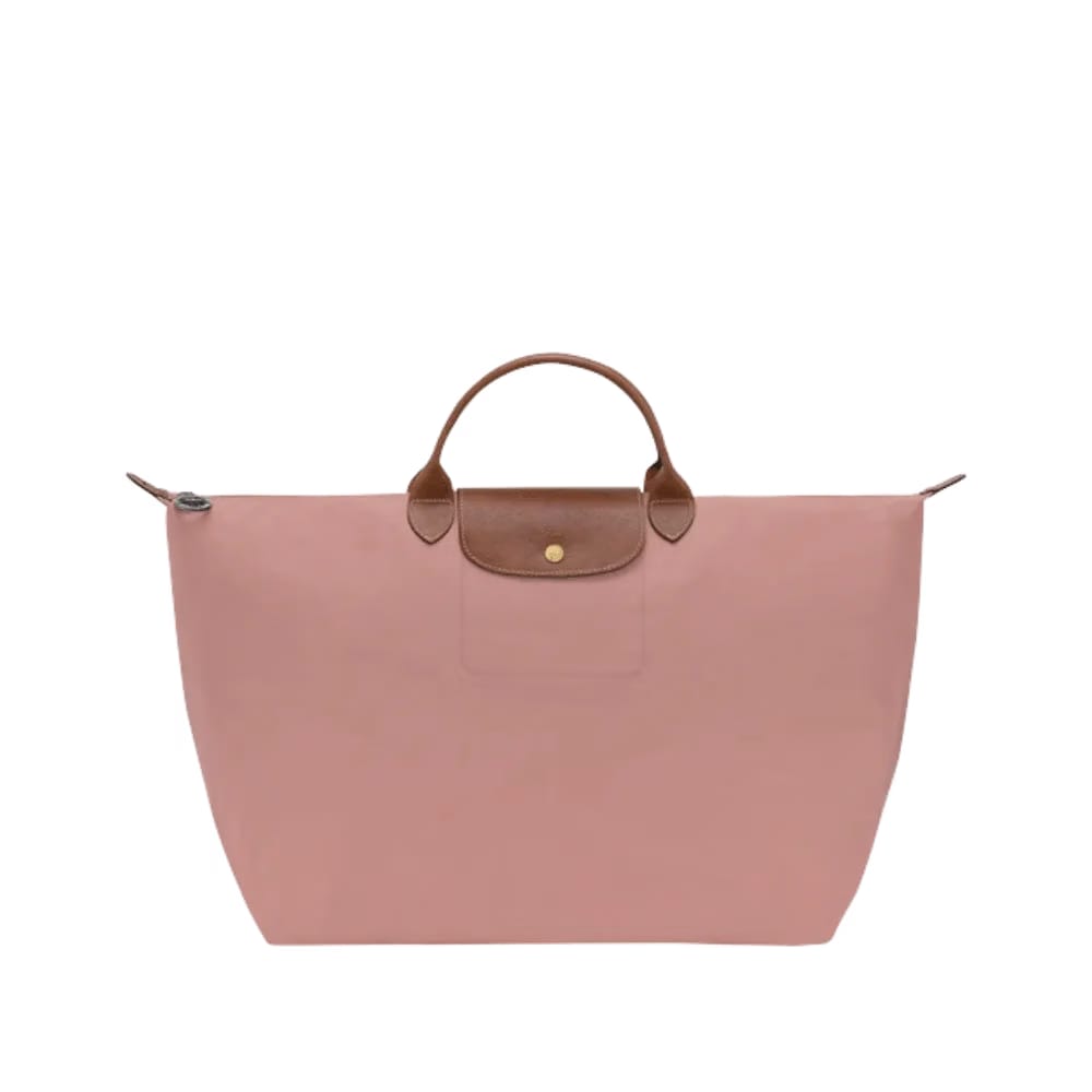 Longchamp Le Pliage Original M Handbag Pink Tea - Recycled canvas