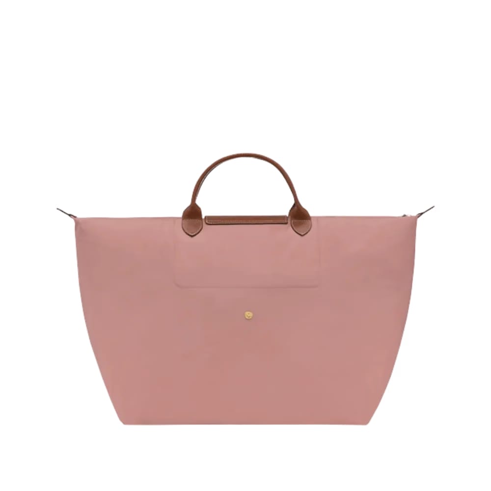 Longchamp Le Pliage Original M Handbag Pink Tea - Recycled canvas