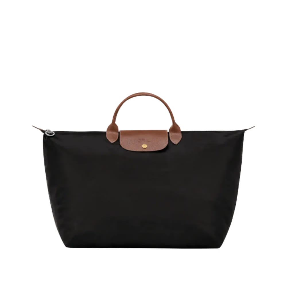 Longchamp Le Pliage Original M Handbag Black - Recycled canvas