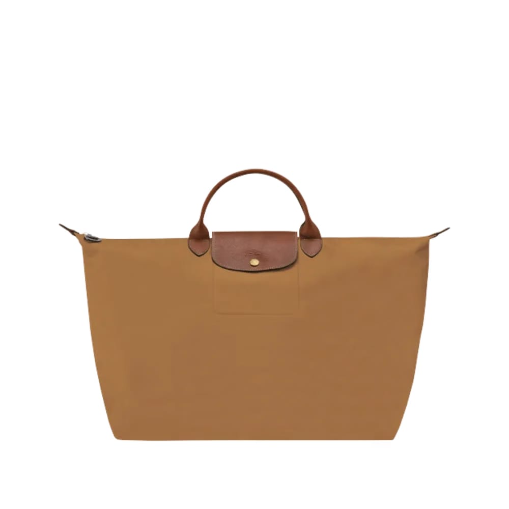Longchamp Le Pliage Original M Handbag Fawn - Recycled canvas