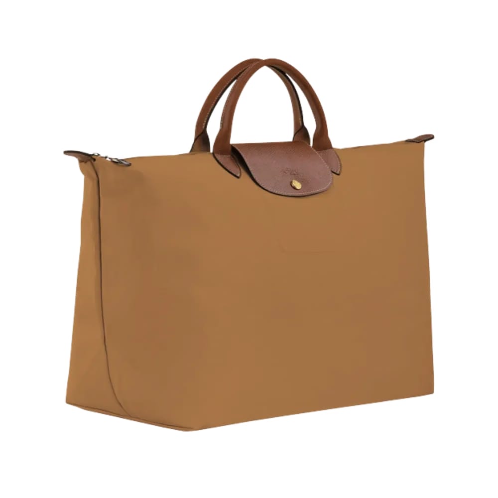 Longchamp Le Pliage Original M Handbag Fawn - Recycled canvas