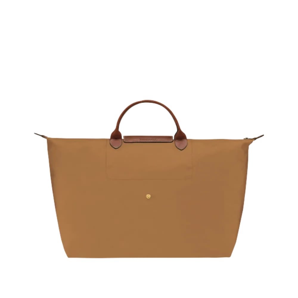 Longchamp Le Pliage Original M Handbag Fawn - Recycled canvas