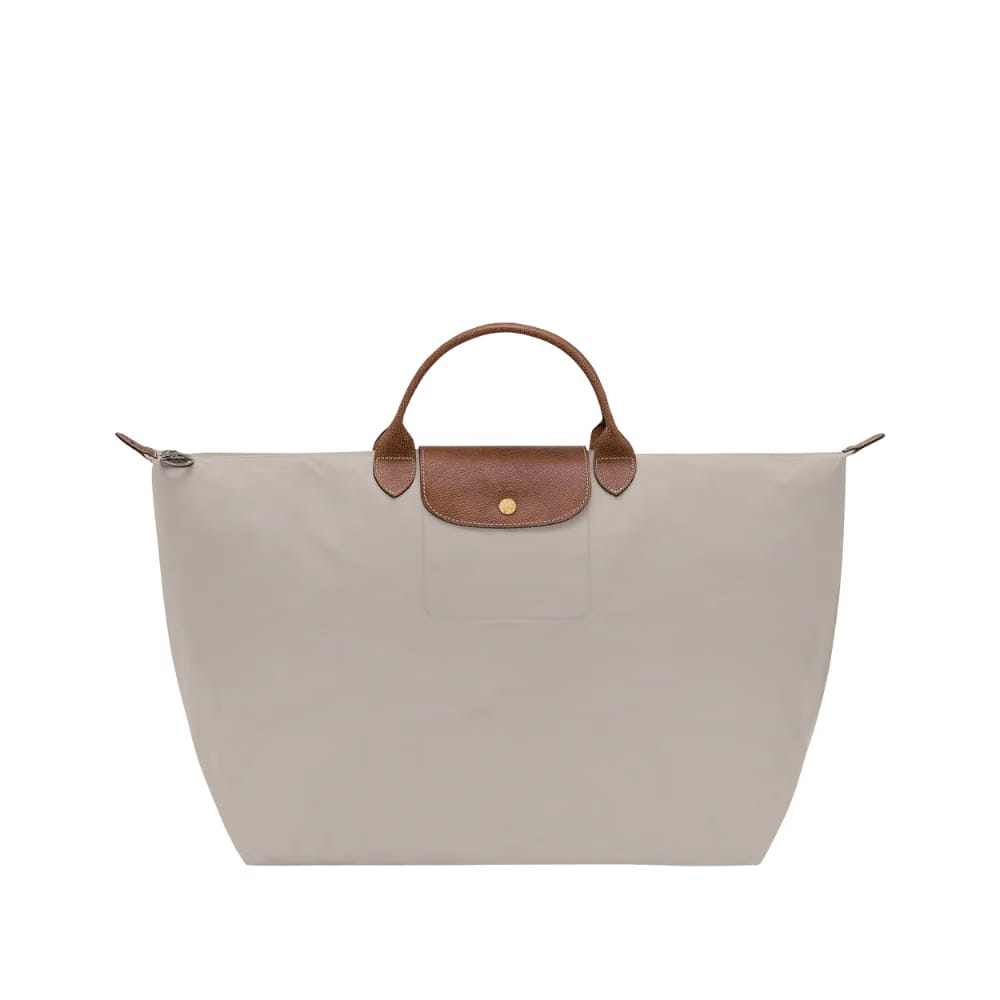 Longchamp Le Pliage Original M Handbag Pebble - Recycled canvas