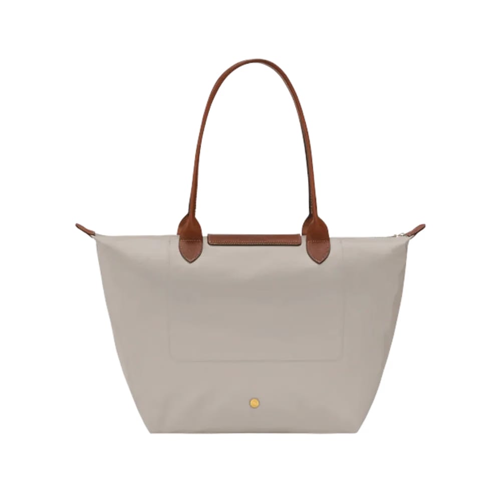 Longchamp Le Pliage Original M Handbag Pebble - Recycled canvas