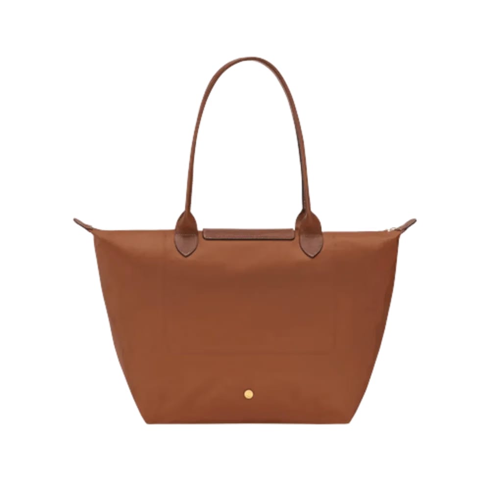Longchamp Le Pliage Original M Tote bag Cognac - Recycled canvas