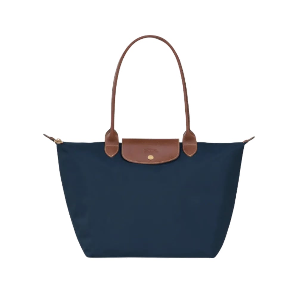 Longchamp Le Pliage Original M Tote bag Navy - Recycled canvas