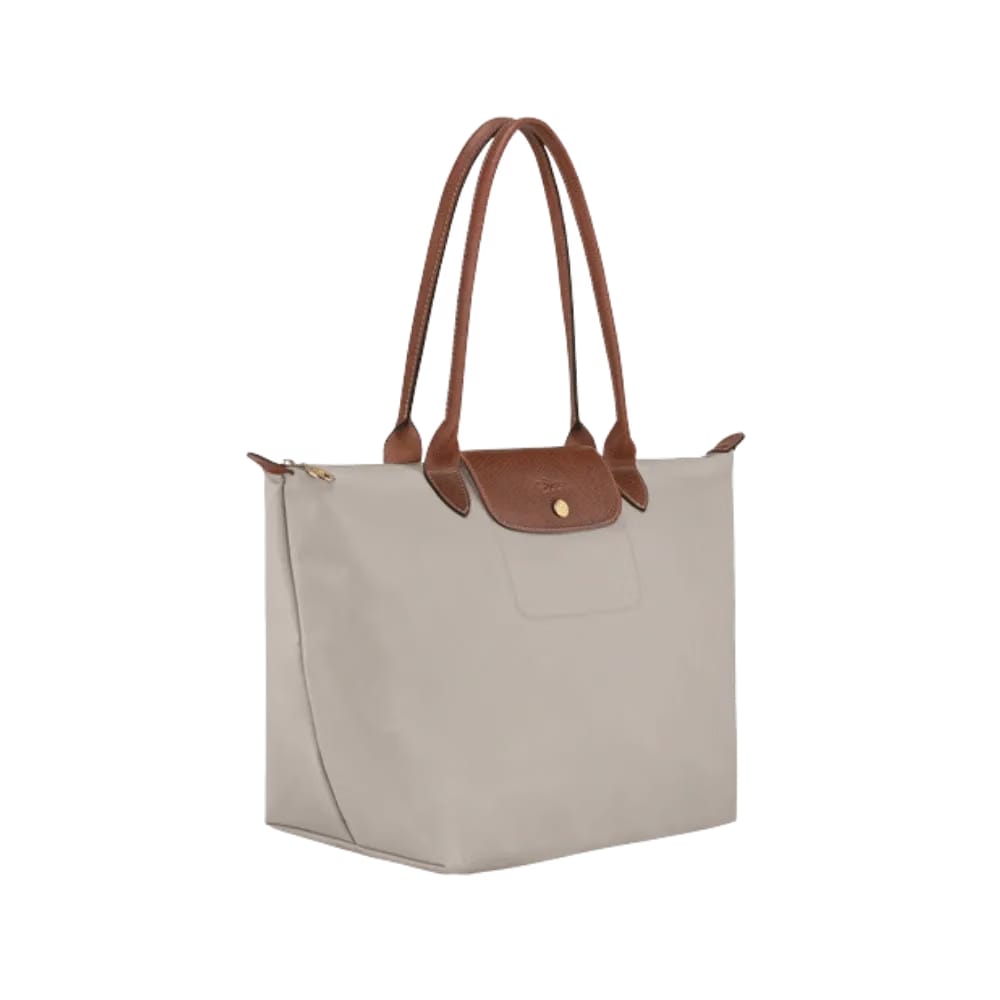 Longchamp Le Pliage Original M Tote bag Pebble - Recycled canvas