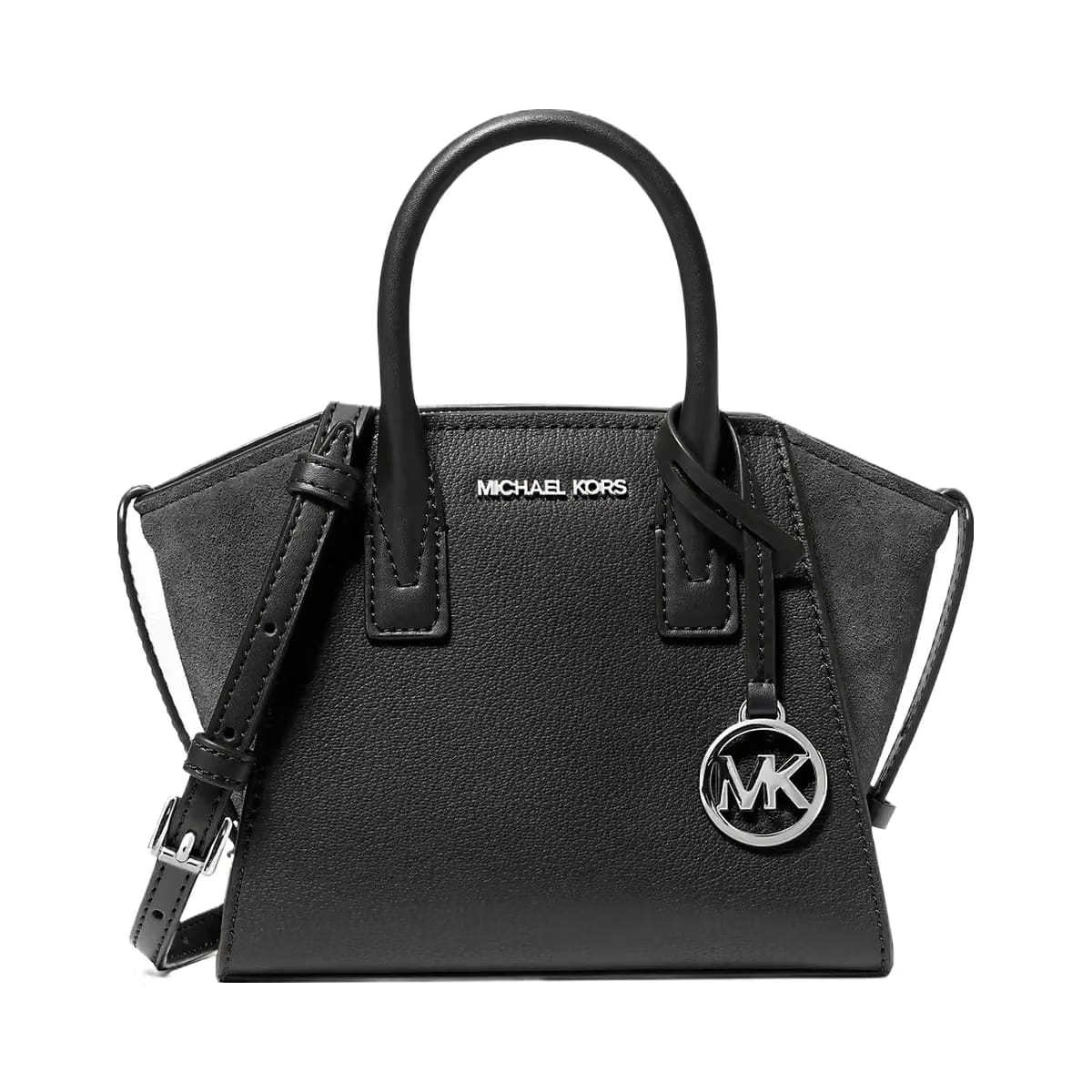 Michael Kors Avril Extra-Small Leather Satchel Black